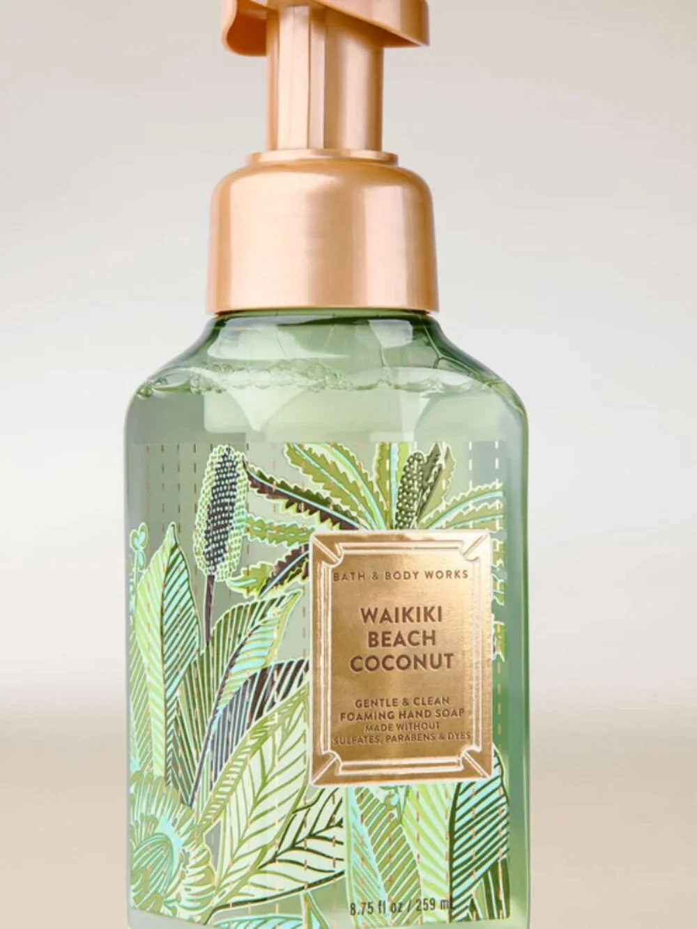 🥥Bath and Body Works Waikiki Beach Coconut Gentle & Clean Foaming Hand Soap NWT